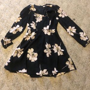 Floral print dress
